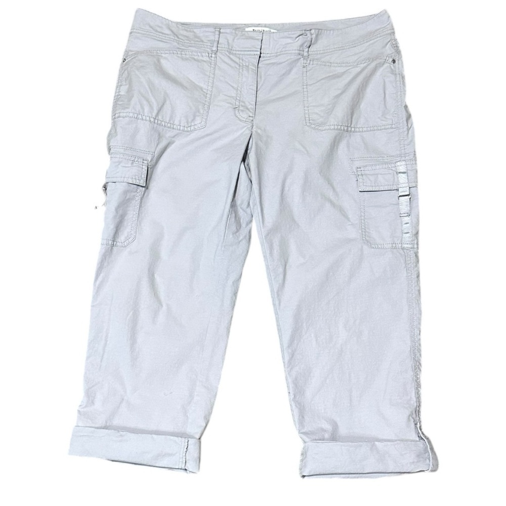 WHBM Gray Cropped Pants Size 12